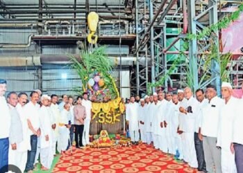 श्री विठ्ठलसाई साखर कारखान्याचा बॉयलर प्रदिपन सोहळा संपन्न