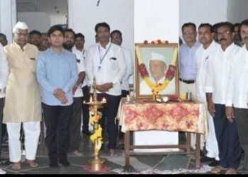 तालुकास्तरीय वादविवाद स्पर्धेचे शरण पाटील यांच्या हस्ते उद्घाटन….