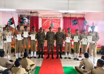 श्री छत्रपती शिवाजी महाविद्यालय उमरगा येथील एनसीसी विभागाचे घवघवित यश