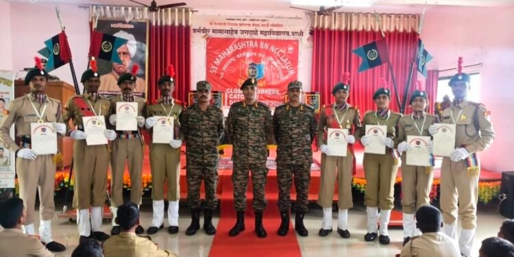 श्री छत्रपती शिवाजी महाविद्यालय उमरगा येथील एनसीसी विभागाचे घवघवित यश