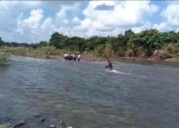 पाण्याचा प्रवाह अचानक वाढला.मायलेकीचा वाहुन गेल्यामुळे मृत्यु.