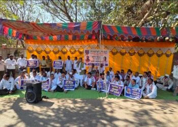 महात्मा गांधी राष्ट्रीय रोजगार हमी योजना नाव बदलण्याचा निर्णय रद्द करण्याच्या मागणीसाठी काँग्रेसचा एल्गार