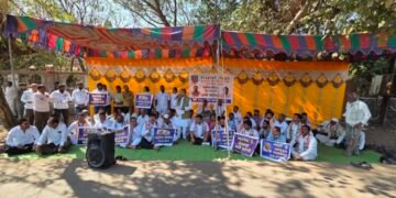 महात्मा गांधी राष्ट्रीय रोजगार हमी योजना नाव बदलण्याचा निर्णय रद्द करण्याच्या मागणीसाठी काँग्रेसचा एल्गार